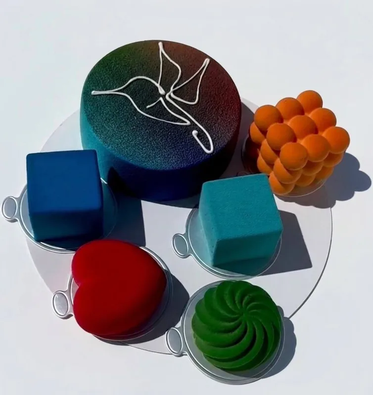 Signature mousse desserts